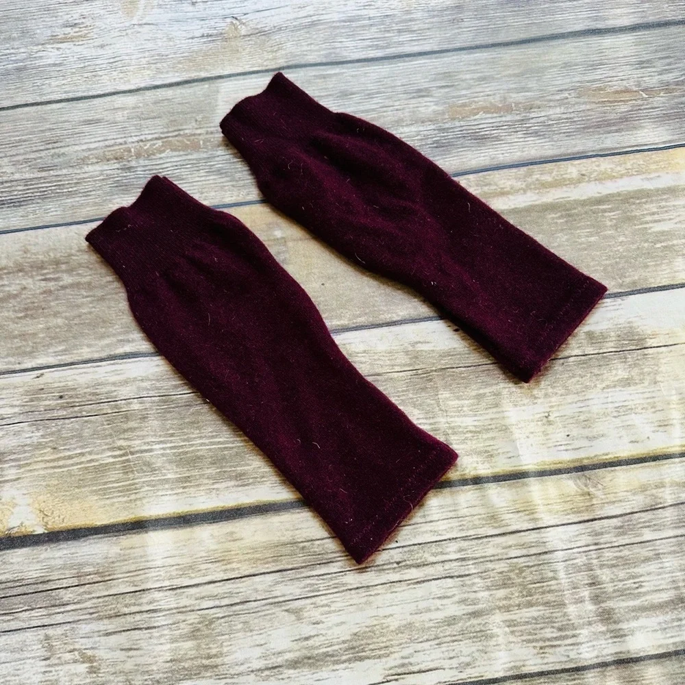 Handmade Cashmere fingerless gloves! one of a kind